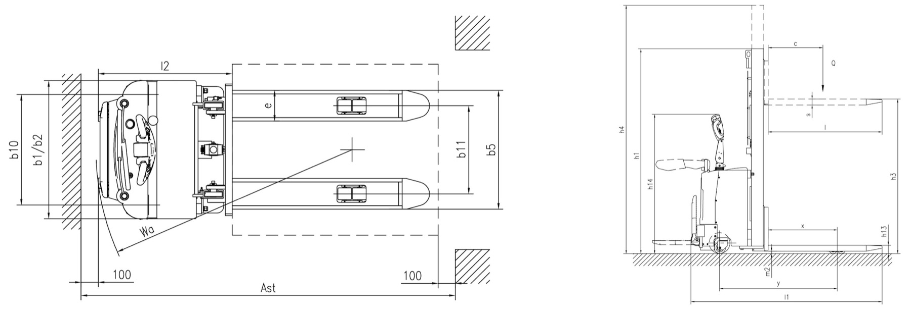 Disegno quotato CL10/CL15