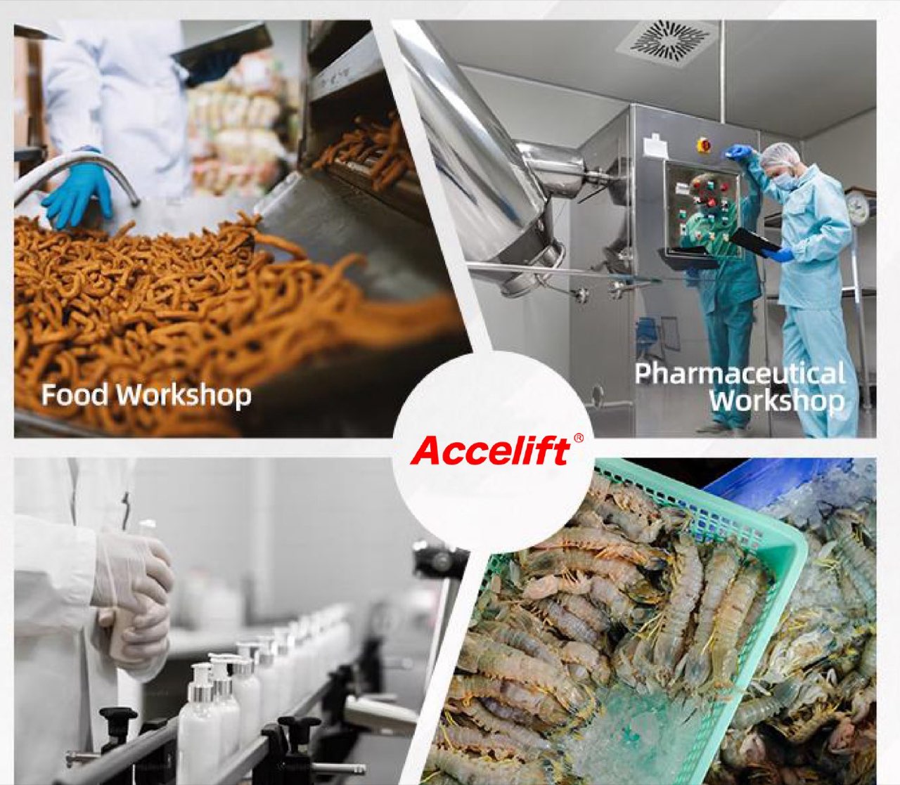 Applicazioni nei settori alimentare, farmaceutico, chimico e della refrigerazione